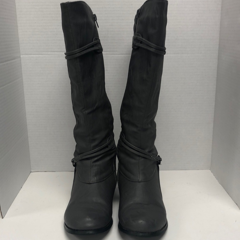 Journee Collection gray knee boots - Picture 2 of 9